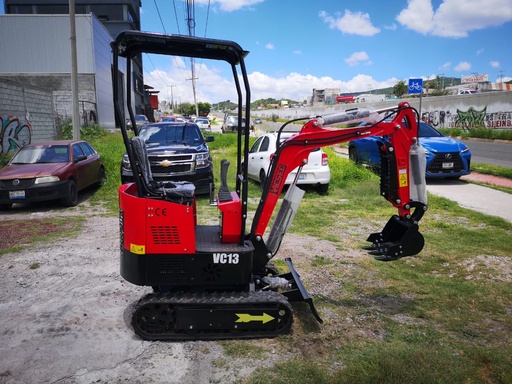 [MEXC-28] 2024 MINIEXCAVADORA VICSEC VC13 1 TON. (NUEVA) MOTOR RATO 420CC 1 CIL. A GASOLINA ENFRIADO POR AIRE, AUX HIDRÁULICO PARA IMPLEMENTOS, PALA TOPADORA , ORUGAS DE HULE, CUCHARÓN 40 CMS. DE ANCHO, PESO OPERATIVO: 1,000 KGS. (EQUIPO NUEVO SIN GARANTÍA).
