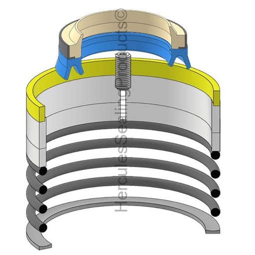 [2063805-HR] KIT DE SELLOS 45X65 DE LEVANTE PARA MINICARGADOR FRONTAL CATERPILLAR 262 2063805