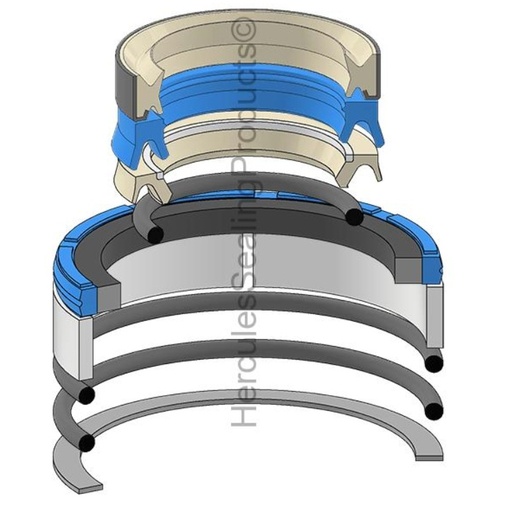 [3975181-HR] KIT DE SELLOS 55X100 ESTABILIZADOR PARA CATERPILLAR 416F 3975181