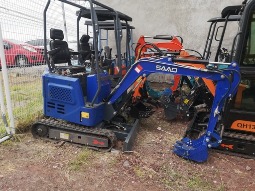 [MEXC-57] 2025 MINIEXCAVADORA SAAO LW17 1.5 TONS (NUEVA) MOTOR: LAIDONG 3 CIL DIESEL (20HP) ENFRIADO POR AGUA, ENFRIADOR DE HIDRÁULICO, AUX HIDRÁULICO, PALA TOPADORA, MANDOS DE PALANCAS, PESO OPERATIVO: 1,500 KS. (EQUIPO NUEVO SIN GARANTÍA).
