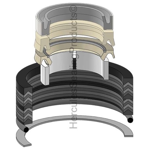 [1543291C1-HR] KIT DE SELLOS 2.50 X 4.50 DIPPER PARA CASE 680K 1543291C1