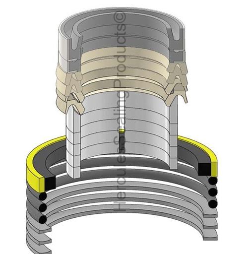 [8T3852-HR] KIT DE SELLOS 1.87 X 3.00 PARA CATERPILLAR 8T3852