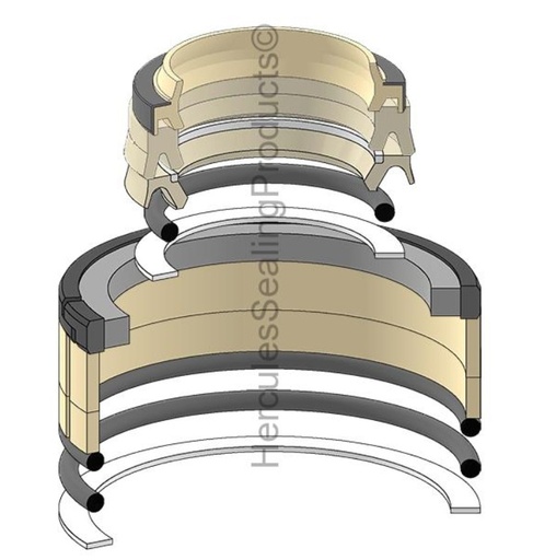 [6171449-HR] KIT DE SELLOS 55X100 ESTABILIZADOR PARA CATERPILLAR 416 420 6171449