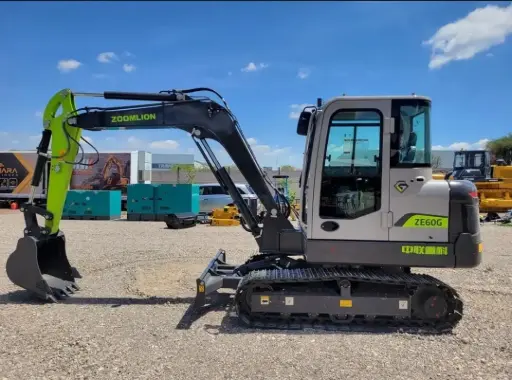 [MEXC-73] 2026 EXCAVADORA ZOOMLION ZE60G 6 TONS.(NUEVA) MOTOR YANMAR 4TNV94L 4 CIL. DIESEL 50 HP,  BOMBA DE PISTONES AXIALES 155 L/MIN, PALA TOPADORA, ZAPATA METÁLICA, KIT HIDRÁULICO, CABINA CERRADA CON A/C. (1 AÑO DE GARANTÍA)