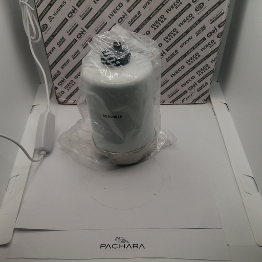 [84565926-O 47801835 (87803443) 92098215] FILTRO DE COMBUSTIBLE PARA CASE 770EX 851EX 1107EX (Sin vaso) 47801835