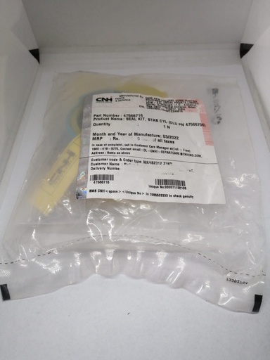 [47568716-O] KIT DE SELLOS ESTABILIZADOR PARA CASE 770SS 770EX 851EX 47568716