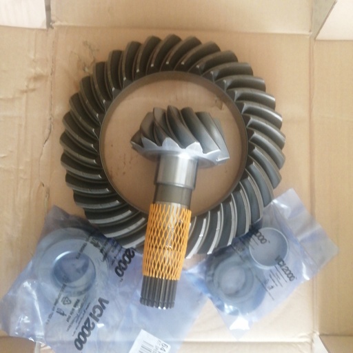 [84203713-OEM 068346 063338] SET DE CORONA Y PIÑON PARA NEW HOLLAND B90B 12/33 84203713