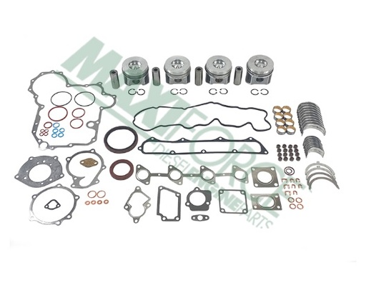 [KV3300DI-MXF (1G557-2111) (6685933)] MEDIA REPARACION STD DE MOTOR KUBOTA V3300-DI S220 S250 BOBCAT (no incluye camisas, válvulas ni empaque de cabeza) 6685933