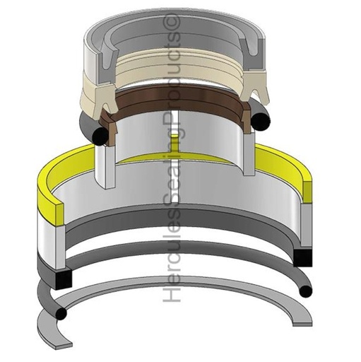 [3E8877-HR] KIT DE SELLOS 2.37 x 4.50 BOOM PARA CATERPILLAR 416C 416D 3E8877