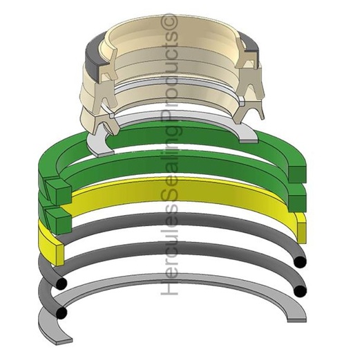 [4S07784-HR] KIT DE SELLOS 95X140 PARA JOHN DEERE BUCKET 350DLC 4S07784
