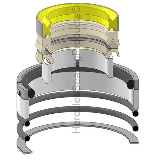 [2616885-HR 2418924 1945583] KIT DE SELLOS 2.37 x 4.50 BOOM PARA CATERPILLAR 416D 2616885