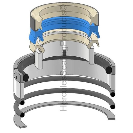 [2456816-HR] KIT DE SELLOS 65 X 4.75 ARRASTRE PARA CATERPILLAR 420E 2456816