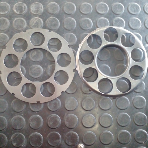[1733442-T + 1733443] SET DE PLATO RETENEDOR Y MUELLE SWING PARA CATERPILLAR 320C 1733442+1733443