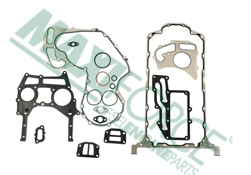 [2902494-MXF PU5LB0383 2375942] KIT DE EMPAQUES INFERIOR PARA PERKINS 2902494