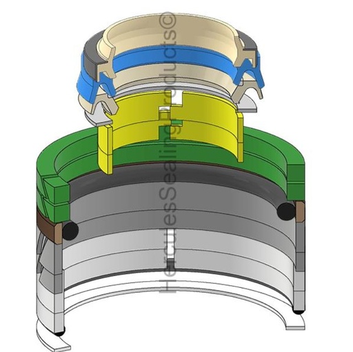 [LZ011200-HR LZ007640] KIT DE SELLOS 100X140 ARRASTRE PARA CASE CX210B LZ011200