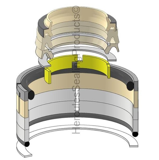 [2095874-HR 2159985] KIT DE SELLOS 100X140 ARRASTRE CATERPILLAR 320C 2095874