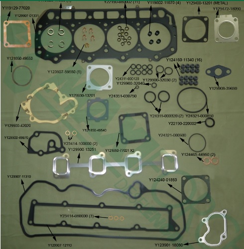 [TMGS4TNV98-MXF] KIT DE EMPAQUES PARA YANMAR 4TNV98