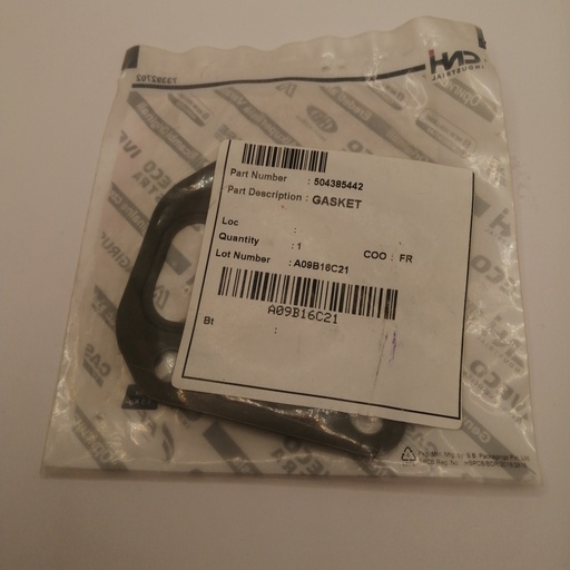 [504385442-O] EMPAQUE TERMOSTATO PARA 770FX CASE 580N IVECO TIER 4A 504385442