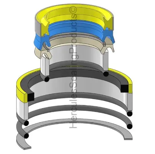 [2094979-HR 2342593-HR] KIT DE SELLOS 1.87 X 3.25 LEVANTE LIFT PARA CATERPILLAR 2342593 2094979