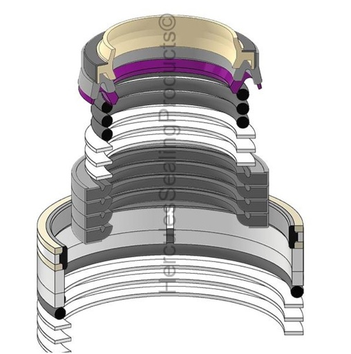 [LZ007300-HR] KIT DE SELLOS 100X145 PARA CX350C LZ007300
