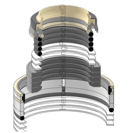 [LZ007320-HR] KIT DE SELLOS 120X170 PARA CX350C LZ007320