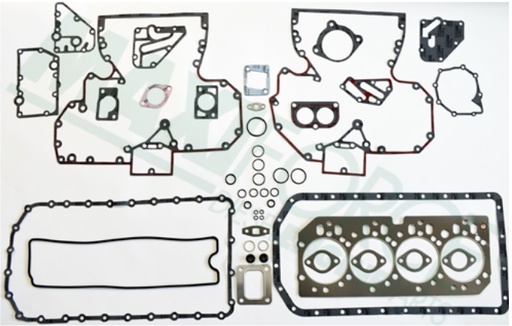 [TRE501455-MXF RE527042] SET DE EMPAQUES PARA JOHN DEERE 4045 (no incluye reten trasero, delantero ni sellos de valvulas) RE501455