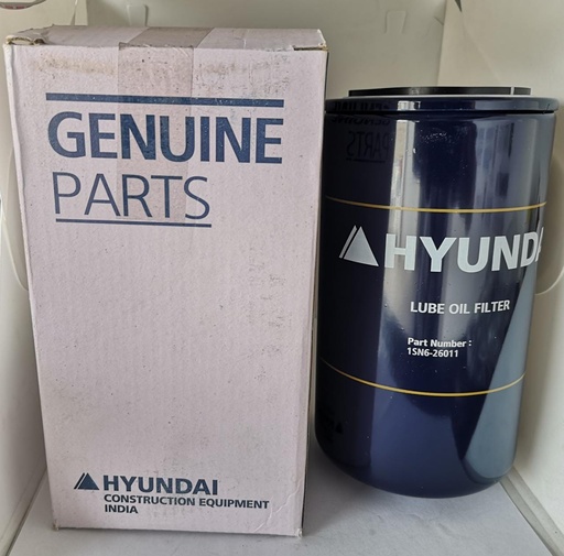 [1SN6-26011-O] FILTRO DE ACEITE PARA HYUNDAI R210 SMART 1SN6-26011