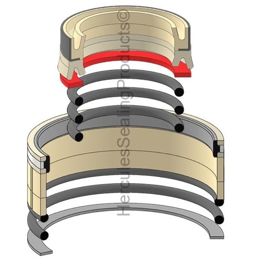 [878000542-HR] KIT DE SELLOS 50X115 SWING PARA KOMATSU WB140-2N 878000542
