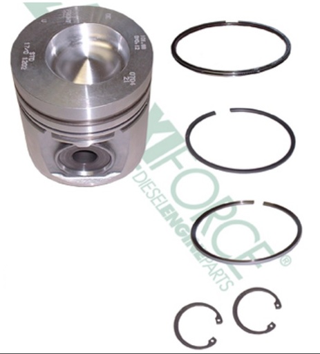 [3802060-MXF A77818 J921880] PISTON STD CON ANILLOS PARA CUMMINS 4B3.9 580K 590SL 3802060