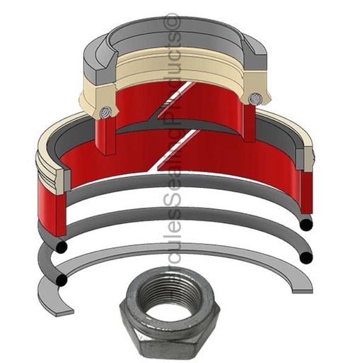 [7161331-HR] KIT DE SELLOS 1.75 X 3.00 ARRASTRE PARA BOBCAT 7161331