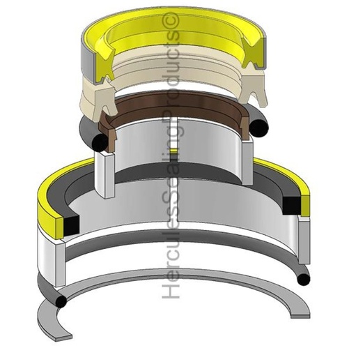 [7X2737-HR 7X2745] KIT DE SELLOS 1.50 X 3.00 ARRASTRE PARA CATERPILLAR 416 416C 7X2737