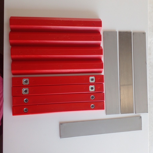 [331/27389 331/39094 123/06189] KIT DE GUIAS PARA EXTENSION RETROEXCAVADORA JCB 214 331/27389 331/30894 123/06189