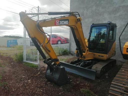 [MEXC-03] 2023 XCMG XE60DA Mini Excavadora (Nueva) / Motor Yanmar 4TNV94L 49HP  Cabina, Aire Acondicionado, Brazo de 5 ft 2 in, Cuchilla, Zapatas Triple de 15.5 in, Cucharon para Roca de 28 in, kit hidraulico