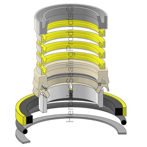 [87428632-HR] KIT DE SELLOS 2.50 X 4.50 ARRASTRE PARA NEW HOLLAND LB75B B95  ASN031044851 87428632
