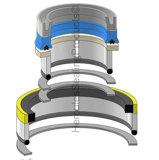 [G110526-HR] KIT DE SELLOS 3.00 X 6.00 TILT Z BAR PARA CASE 621B G110526