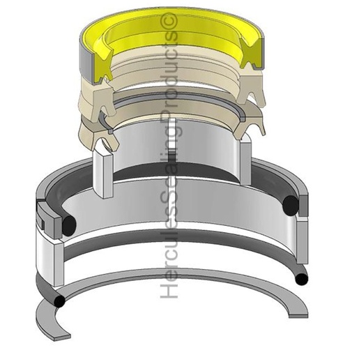 [2310898-HR 2435798 1864362] KIT DE SELLOS 2.50 X 4.50 ARRASTRE PARA CATERPILLAR 416B 2310898