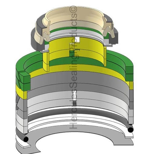 [160227A1-HR] KIT DE SELLOS 105X150 ARRASTRE PARA CASE 9040B 160227A1