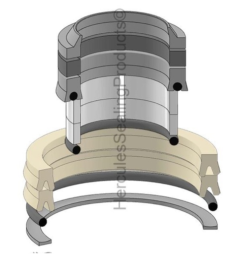 [26408-HR] KIT DE SELLOS 1.37 X 3.00 PARA CHAMPION 26408