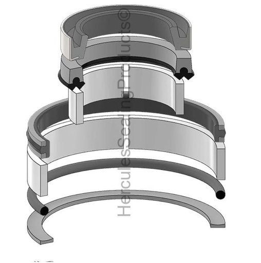 [86570931-HR] KIT DE SELLOS 1.25 X 2.50 VOLTEO PARA MINICARGADOR NEW HOLLAND LS185B 86570931