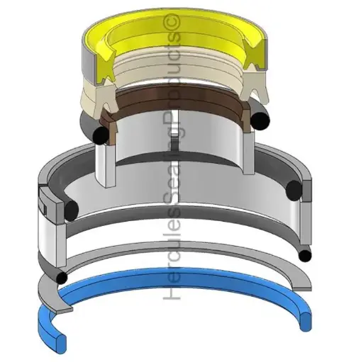 [1358736-HR 3367346] KIT DE SELLOS 2.75 X 5.50 TILT PARA CATERPILLAR 938G 1358736