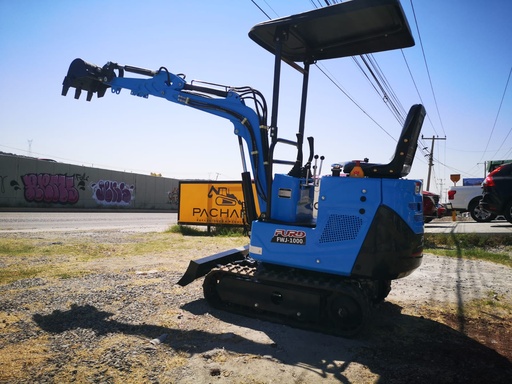 [MEXC-09] MINIEXCAVADORA 2023 FURD FWJ-1000 MOTOR: KOOP KD192F Diesel (10HP) Peso: 1,000 kgs Pala Topadora Auxiliar Hidráulico: Para Implementos Profundidad de Excavación 1.32 mts Cucharon: 40 cms Ancho Orugas de Hule
